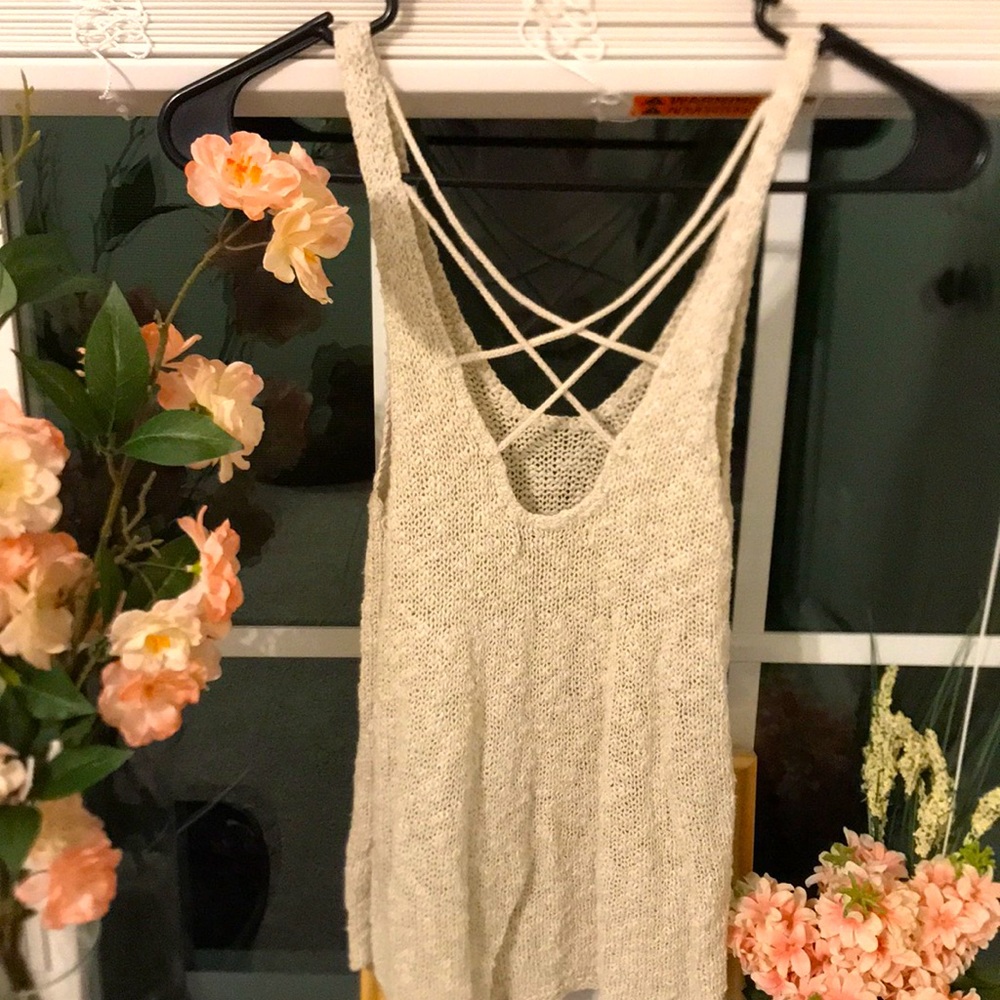 Crochet / knitted tank